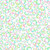 Quilting Treasures Fabrics Little Ones Bubble Bath Bubbles White on White, a fabric pattern featuring colorful watercolor-style bubbles of various sizes on a white background.