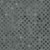 Lumin Fabrics White Owl Textiles Fundamentals Codici Charcoal Grey, fabric with a pattern of shiny and matte grey polka dots.