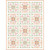 Moda Fabrics Kindness Deb Strain Josie Throw Size Quilt Kit, floral and butterfly pattern quilt with pastel pink, peach, and green colors.