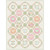 Moda Fabrics Kindness Deb Strain Chain of Kindness Throw Size Quilt Kit, quilt featuring floral patterns and inspiring kindness quotes in pastel colors.