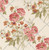 Liberty Fabrics Netflix Bridgerton Blenheim Garden Floral Tana Lawn Pink Blue, floral fabric with pink and orange flowers and green leaves on a cream background with a geometric lattice pattern.