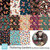Quilting Treasures Fabrics Fluttering Gardens Dan Morris Layer Cake Ten Inch Squares, assorted colorful floral and butterfly quilt fabric patterns in vibrant designs.