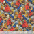Quilting Treasures Fabrics Joyful Garden Packed Birds Cardinals Sparrows Bluebirds, colorful bird print fabric with various birds like cardinals, sparrows, and bluebirds.