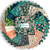 Quilting Treasures Fabrics Serenity Dan Morris Layer Cake Ten Inch Squares, a collection of colorful fabric squares with floral and nature-inspired patterns in shades of blue, green, pink, and white.