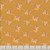 Andover Fabrics Celestial Garden by Alexandra Bordallo Starwoven Garden Tawny Gold, floral pattern fabric with pink, white, and green flowers on a golden yellow background with a geometric lattice design.