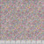 Andover Fabrics Petite Fleur by Makower UK Rose Pink, close-up of a floral fabric with pink, yellow, and blue small flowers on a pale background.