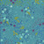Andover Fabrics Sun Print 2026 Equanimity Pond, vibrant fabric with a tropical pond theme featuring colorful floral and bubble patterns on a blue background.