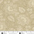 Andover Fabrics Forest Glen by Renee Nanneman Jacobean 108 inch wide quilt back Coastal Tan, fabric with a floral and leaf pattern in beige and tan tones.