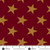 Andover Fabrics Fredericksburg Revisited by Jo Morton Star Spangled 108 inch wide quilt back Crimson, red fabric with gold star pattern.