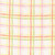 Fabric Editions Comfy Flannel Cream White Pink Green Yellow Plaid, colorful plaid pattern in pastel shades of pink, green, yellow, and orange on a cream background.