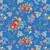 Riley Blake Fabrics Awakening Spring Flowers Lady Bugs Birds Azure Blue