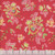 Riley Blake Fabrics Awakening Spring Flowers Lady Bugs Birds Cayenne Red