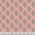 Riley Blake Fabrics Ambleside Flower Stems Dusty Rose Pink, floral pattern with pink flowers and green leaves on a dusty rose pink background.