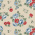 Riley Blake Fabrics Independence Floral 108 Inch Quilt Back Beige Cream, floral fabric design with blue and red flowers on cream background.