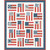 Riley Blake Fabrics Pattern Amy Smart Fly the Flag Quilt Pattern