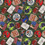Benartex Fabrics Sykel Enterprises All Sports Novelties Green Brown Football