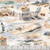 Benartex Fabrics Coastal Escape  Nicole DeCamp Coastal Scenic Neutral Cream