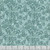 Benartex Fabrics Montgomery Mountain Charm Belle Brunner Mountain Foliage Teal Blue, close-up of fabric with teal and blue mountain foliage and leaf pattern.