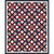 Timeless Treasures Path to Freedom Threads of Independence Quilt Kit, finished patriotic quilt featuring red, white, and blue stars and geometric patterns.