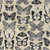 In The Beginning Fabrics Sketchbook Prints by Jason Yenter Sand Cream Butterflies, a fabric with black and white butterfly patterns on a beige background.