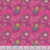 Windham Fabrics Sunshine Sally Kelly Polka flower Plum