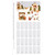 Dear Stella Fabrics Little Forest Holiday Little Forest Advent Panel Multi 24 inch