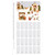 Dear Stella Fabrics Little Forest Holiday Little Forest Advent Panel Multi 24 inch