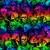 Timeless Treasures Fabrics Day Of The Dead Smoky Rainbow Skulls Multi