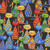 Timeless Treasures Fabrics Meow You Doing? Packed Cats Black