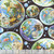 Timeless Treasures Fabrics Feline Fanatic Cats In Fish Bowls Black