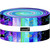 Timeless Treasures Fabrics Evening Glow Metallic Jelly Roll Fabric Strips 2.5 Inch