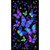 Timeless Treasures Fabrics Evening Glow Butterfly Panel Metallic 24 by 44 Inch Black