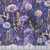 Timeless Treasures Fabrics Mystic Meadow Night Floral Field Iris