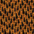 Timeless Treasures Fabrics Scaredy Cats Black Cats & Spiders Orange