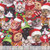 Timeless Treasures Fabrics Christmas Cheer Packed Holiday Cats Holiday