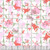 Timeless Treasures Fabrics Here Comes Santa Claws Pink Holiday Cats On Plaid White