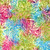 Timeless Treasures Fabrics Tonga Batiks Fandango Accents Large Flowers Bright