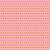 Moda Fabrics Trinketry Ruby Star Society Melody Miller Geometric Matchbook Cover Flamingo Pink, a fabric pattern with pink and beige geometric shapes outlined in orange.