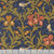 Moda Fabrics William Morris Muse Barbara Brackman Iris Florals Birds Twilight Navy Blue