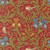 Moda Fabrics William Morris Muse Barbara Brackman Iris Florals Birds Russet Red