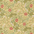 Moda Fabrics William Morris Muse Barbara Brackman Seaweed Floral Parchment Cream, detailed floral pattern with green leaves, pink flowers, and intricate dotted accents on a parchment cream background.