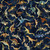 Quilting Treasures Fabrics Savage Kingdom Dan Morris Navy Blue Dinosaurs