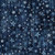 Quilting Treasures Fabrics American Country Dan Morris Navy Blue American Flag Stars, fabric featuring white stars on a navy blue background.