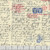 Riley Blake Fabrics Sew America J. Wecker Frisch Sew America Dear Folks WWII Cream, fabric featuring vintage handwritten letter design with postal stamps and markings.