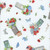 Windham Fabrics America the Beautiful Leslie Trimbach Red, White, & Beautiful White featuring floral bouquets, American flags, butterflies, and greenery on a white background.