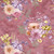 Windham Fabrics Aviva Whistler Studios Ceremony Sangria, floral print with pink, purple, yellow, and beige flowers and green leaves on a pink background.
