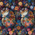 Timeless Treasures Fabrics Calico Cat Calico Cat 24 x 44 Inch Panel Black