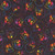 Timeless Treasures Fabrics Day Of The Dead Tossed Multi Skulls Black