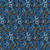 Timeless Treasures Fabrics Calico Cat Tiny Packed Floral Blue