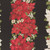 Timeless Treasures Fabrics Merry Christmas Poinsettias 11 Inch Repeating Stripe Black